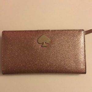 Sparkly Rose Kate Spade Wallet